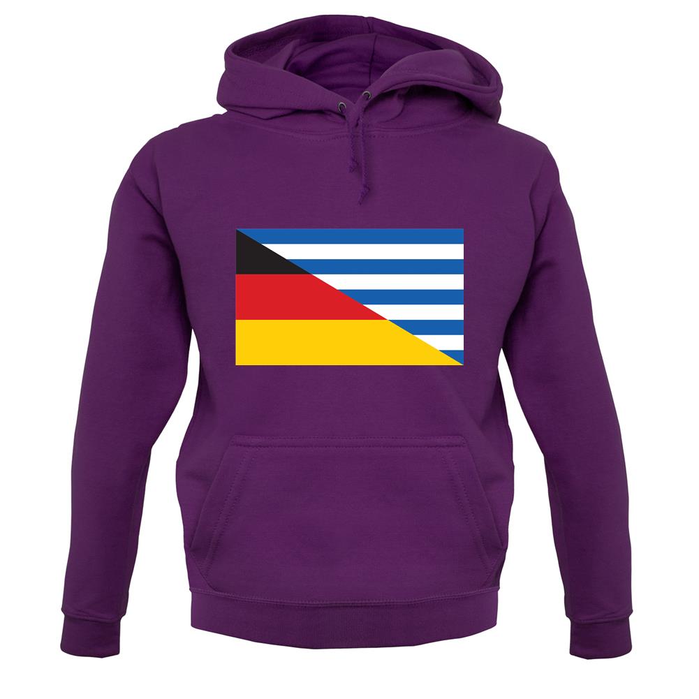 Half German Half Greek Flag unisex hoodie Half German Half Greek Flag unisex hoodie