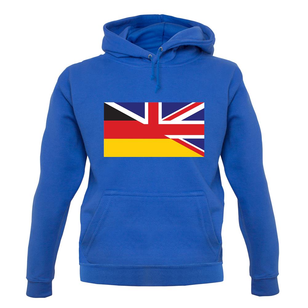 Half German Half British Flag unisex hoodie Half German Half British Flag unisex hoodie