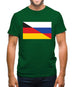 Half German Half Russian Flag Mens T-Shirt Half German Half Russian Flag Mens T-Shirt