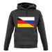 Half German Half Russian Flag unisex hoodie Half German Half Russian Flag unisex hoodie