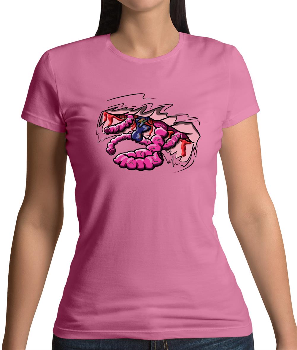 Halloween Guts Womens T-Shirt Halloween Guts Womens T-Shirt