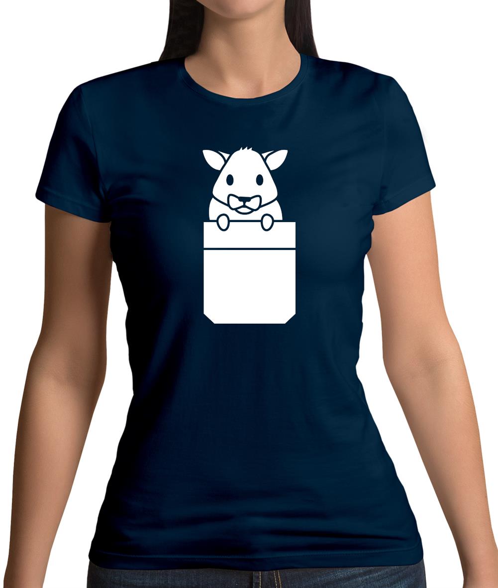Pocket Hamster Womens T-Shirt Pocket Hamster Womens T-Shirt