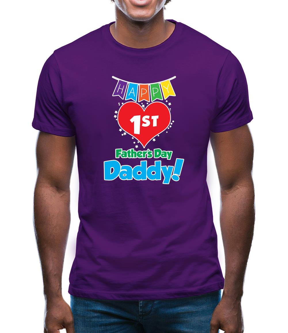 Happy First Fathers Day Mens T-Shirt Happy First Fathers Day Mens T-Shirt
