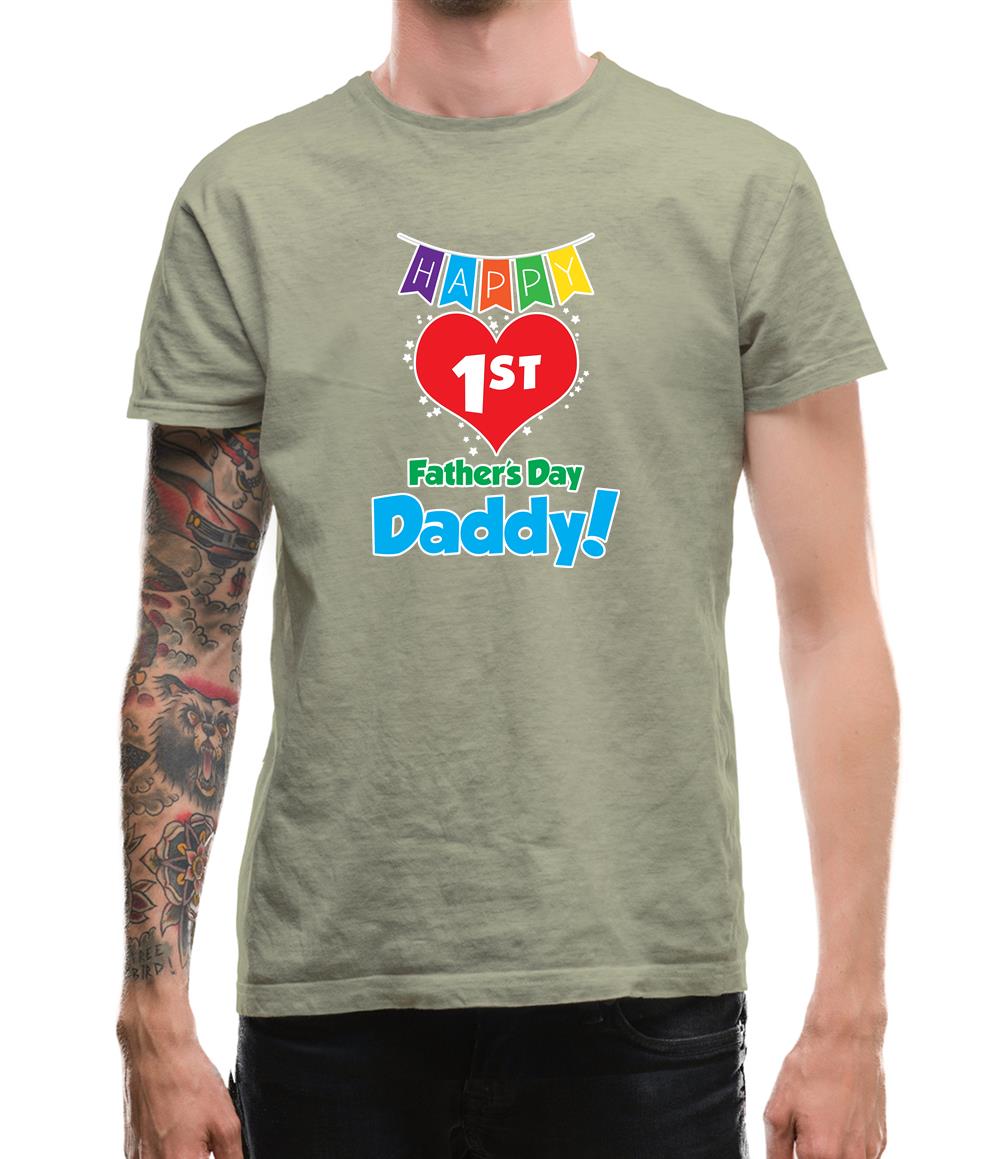 Happy First Fathers Day Mens T-Shirt Happy First Fathers Day Mens T-Shirt