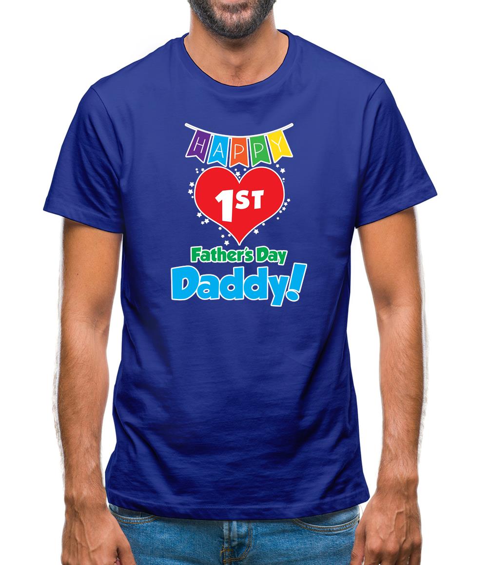Happy First Fathers Day Mens T-Shirt Happy First Fathers Day Mens T-Shirt