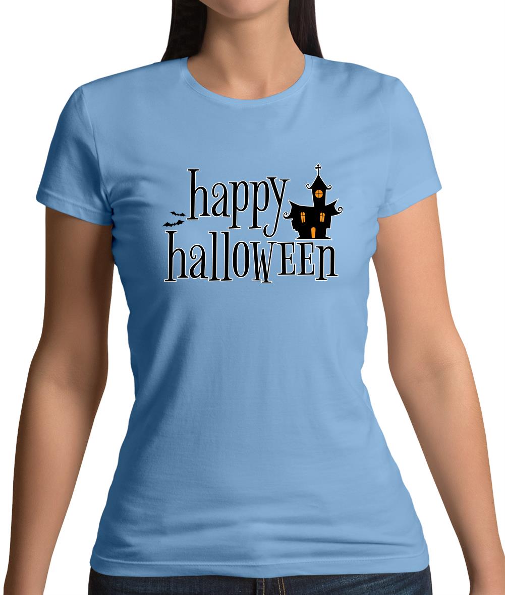 Happy Halloween Womens T-Shirt Happy Halloween Womens T-Shirt