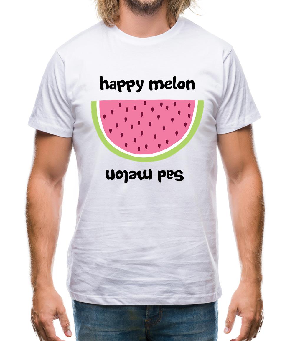 Happy Melon Sad Melon Mens T-Shirt Happy Melon Sad Melon Mens T-Shirt