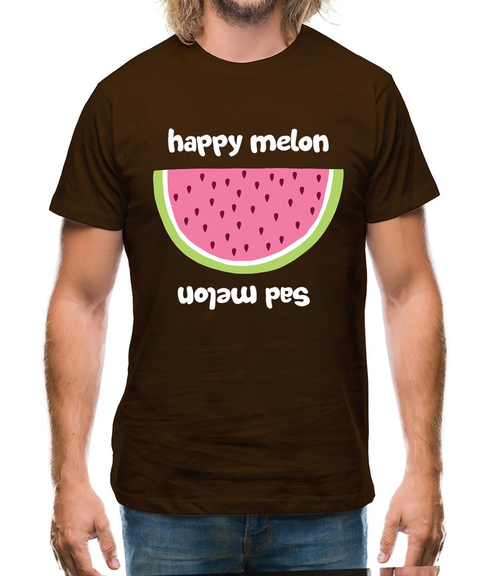 Happy Melon Sad Melon Mens T-Shirt Happy Melon Sad Melon Mens T-Shirt