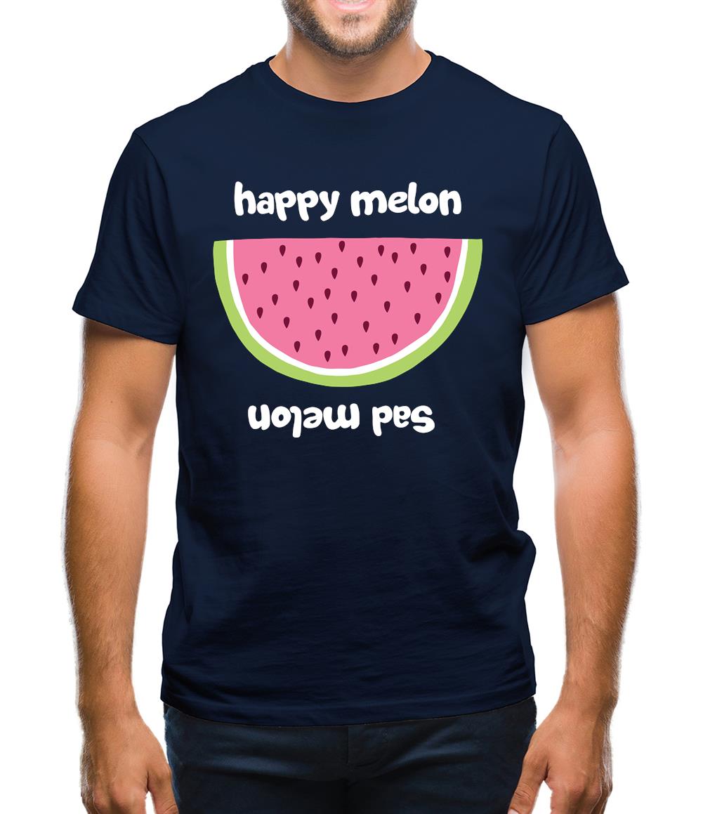 Happy Melon Sad Melon Mens T-Shirt Happy Melon Sad Melon Mens T-Shirt
