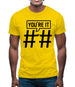 Hashtag You'Re It Mens T-Shirt Hashtag You'Re It Mens T-Shirt