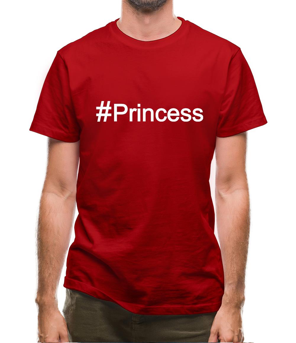 #Princess (Hashtag) Mens T-Shirt #Princess (Hashtag) Mens T-Shirt
