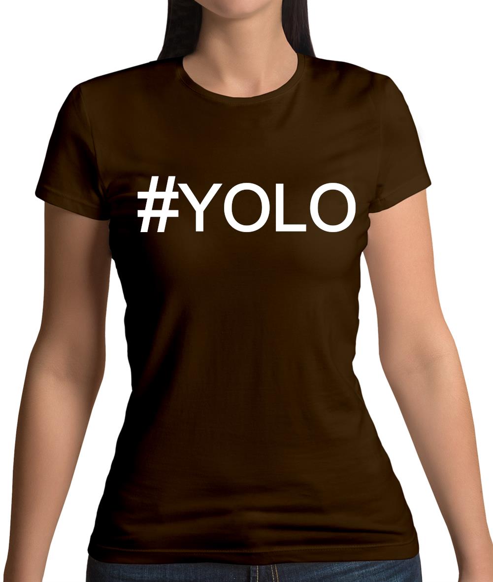 #Yolo (Hashtag) Womens T-Shirt #Yolo (Hashtag) Womens T-Shirt