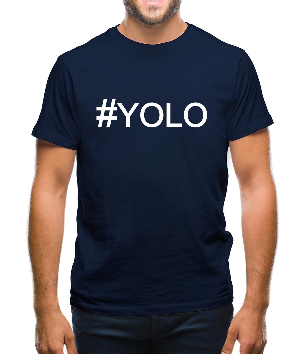 #Yolo (Hashtag) Mens T-Shirt #Yolo (Hashtag) Mens T-Shirt