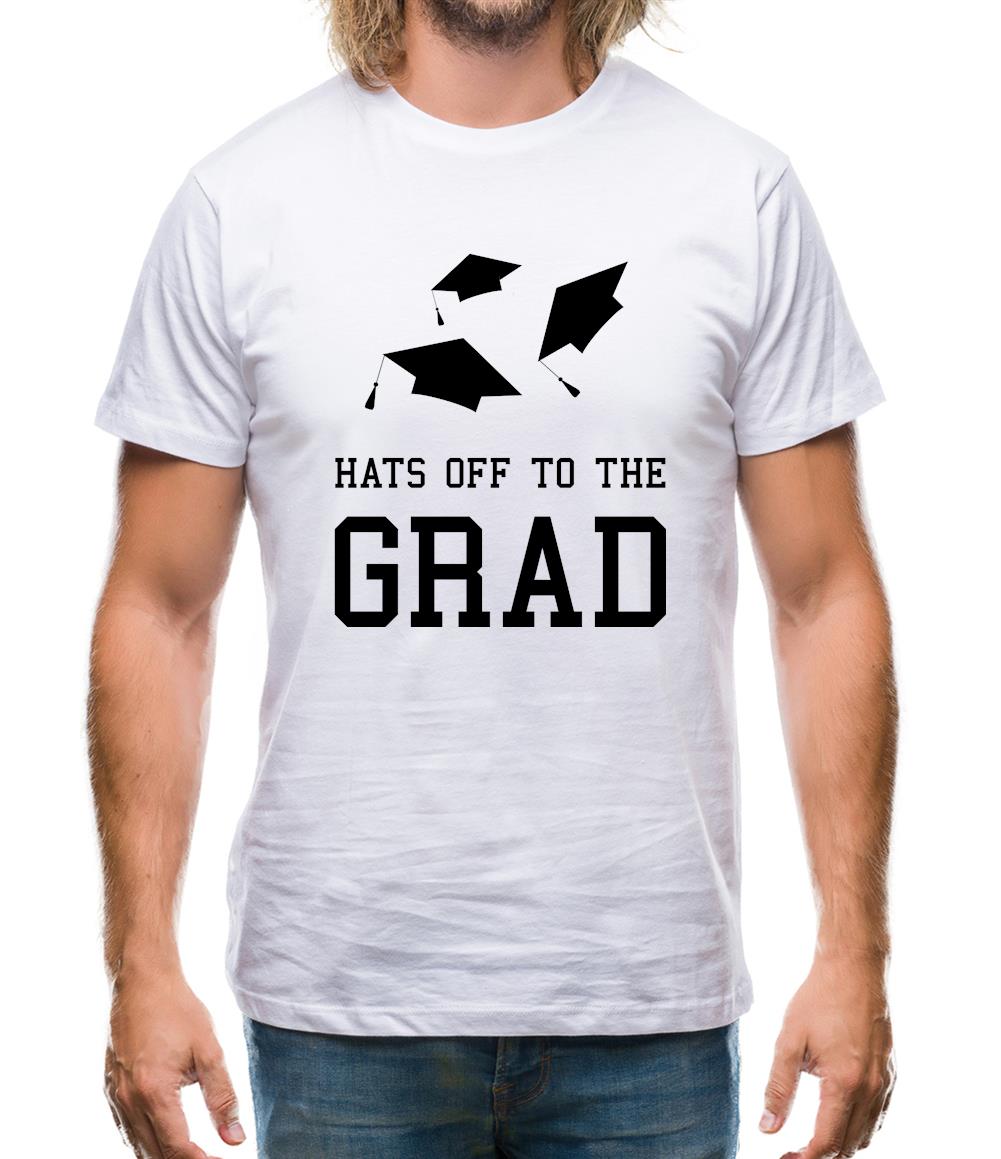 Hats Off To The Grad Mens T-Shirt Hats Off To The Grad Mens T-Shirt