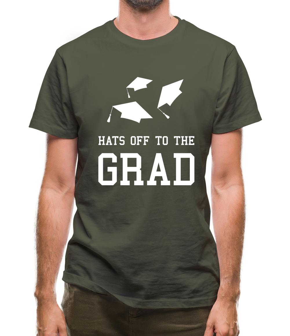 Hats Off To The Grad Mens T-Shirt Hats Off To The Grad Mens T-Shirt