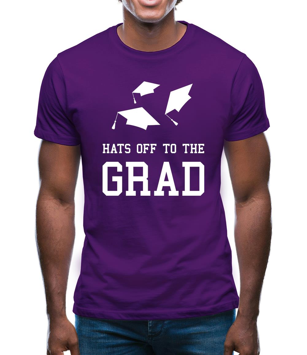Hats Off To The Grad Mens T-Shirt Hats Off To The Grad Mens T-Shirt