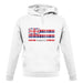 Hawaii Barcode Style Flag unisex hoodie Hawaii Barcode Style Flag unisex hoodie