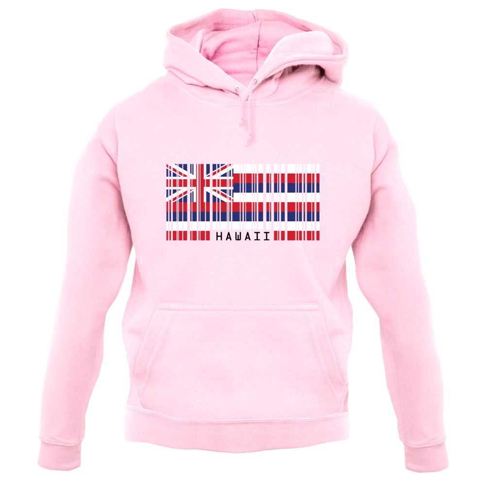 Hawaii Barcode Style Flag unisex hoodie Hawaii Barcode Style Flag unisex hoodie
