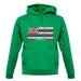 Hawaii Barcode Style Flag unisex hoodie Hawaii Barcode Style Flag unisex hoodie