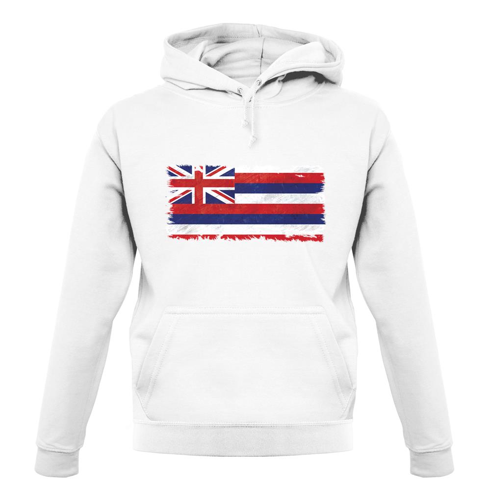 Hawaii Grunge Style Flag unisex hoodie Hawaii Grunge Style Flag unisex hoodie