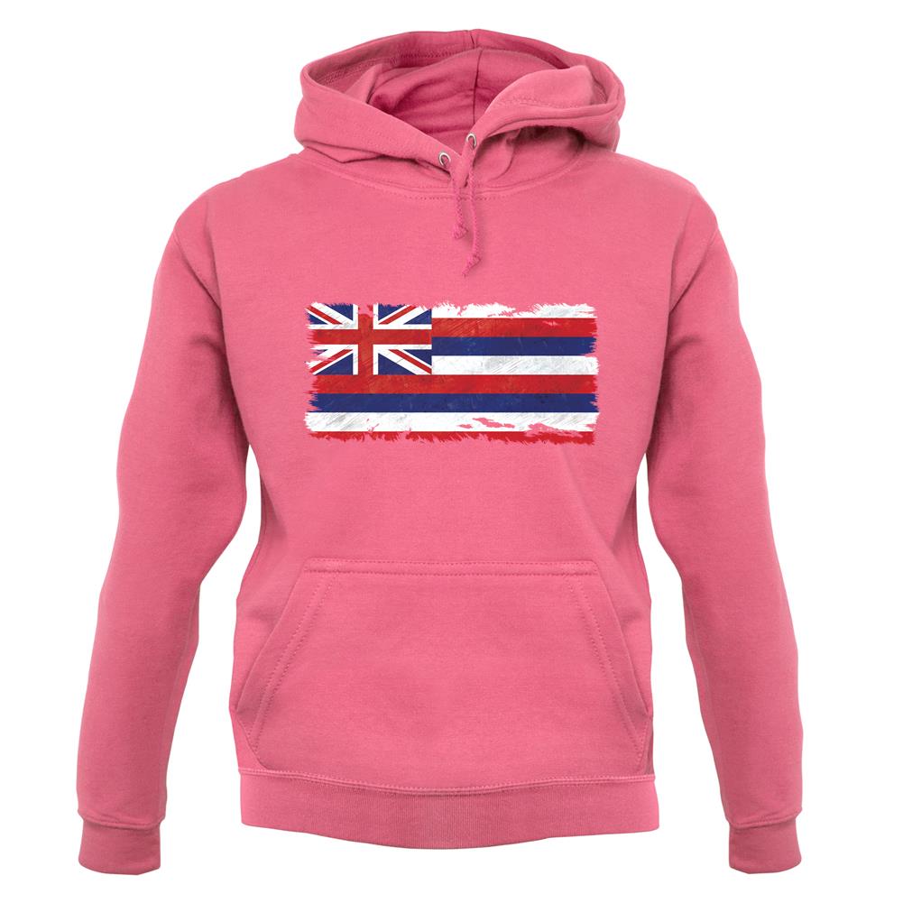 Hawaii Grunge Style Flag unisex hoodie Hawaii Grunge Style Flag unisex hoodie
