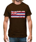 Hawaii Grunge Style Flag Mens T-Shirt Hawaii Grunge Style Flag Mens T-Shirt