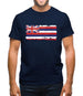 Hawaii Grunge Style Flag Mens T-Shirt Hawaii Grunge Style Flag Mens T-Shirt
