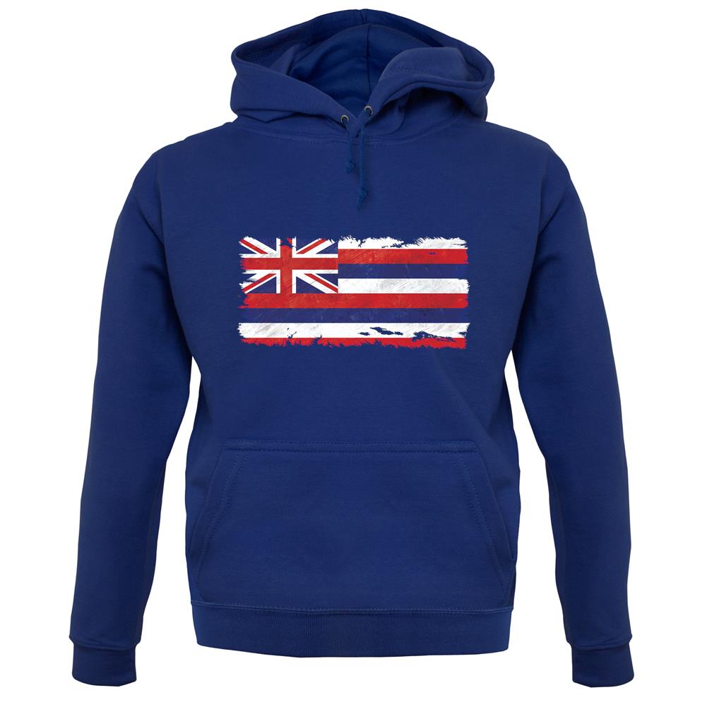 Hawaii Grunge Style Flag unisex hoodie Hawaii Grunge Style Flag unisex hoodie