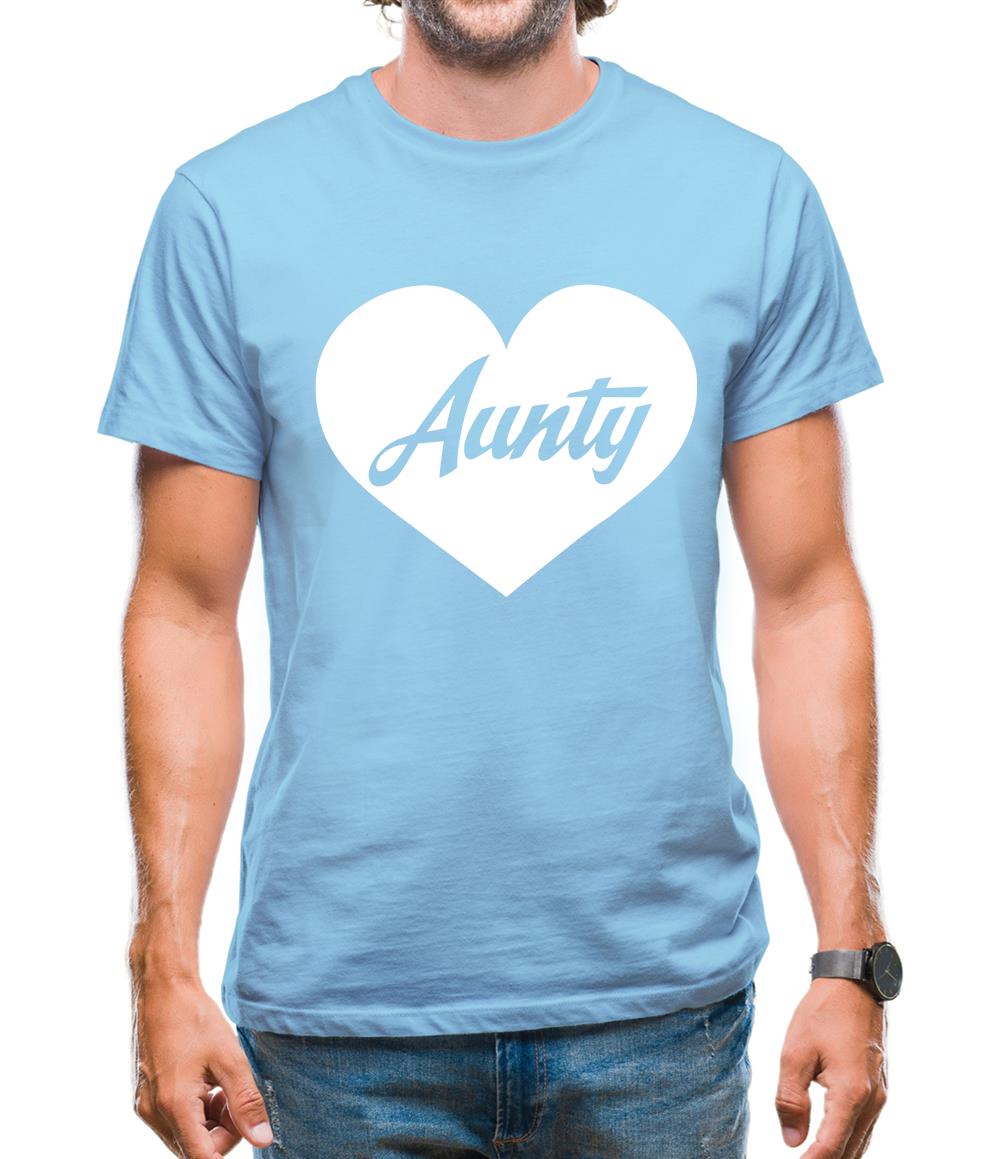 Heart Aunty Mens T-Shirt