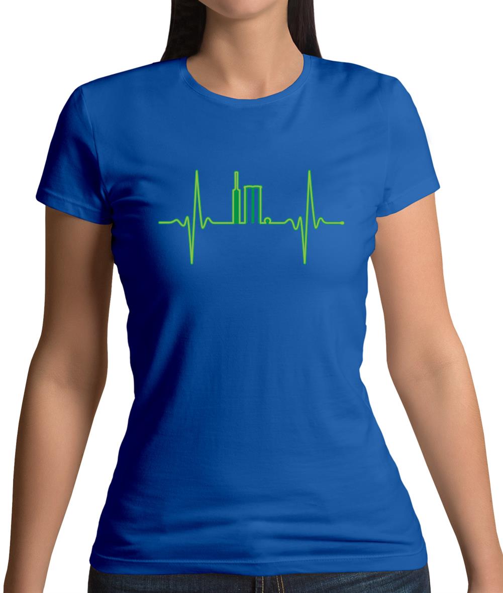 Heartbeat Cricket Womens T-Shirt Heartbeat Cricket Womens T-Shirt