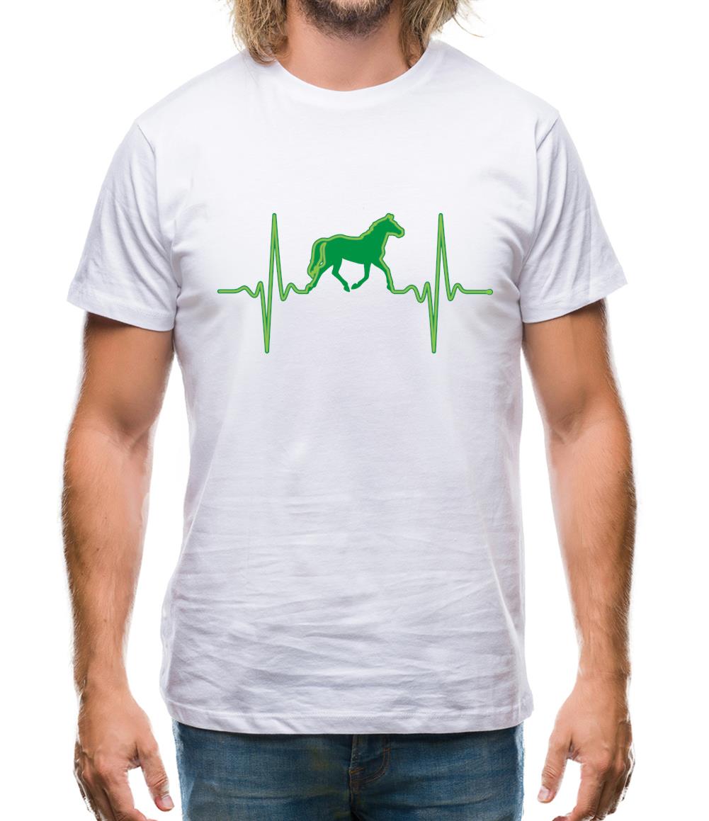 Heartbeat Horse Mens T-Shirt Heartbeat Horse Mens T-Shirt