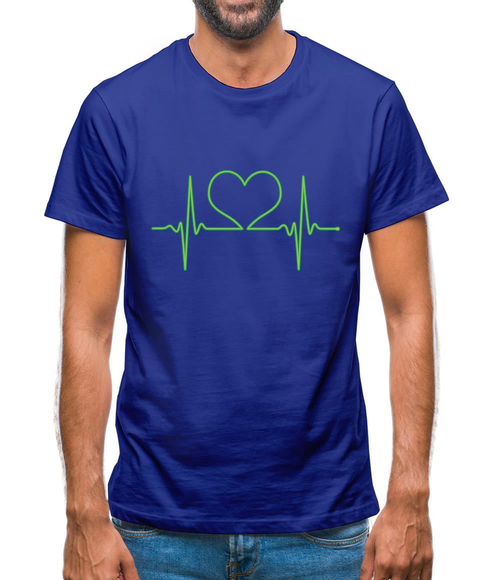 Heartbeat Heart Mens T-Shirt Heartbeat Heart Mens T-Shirt
