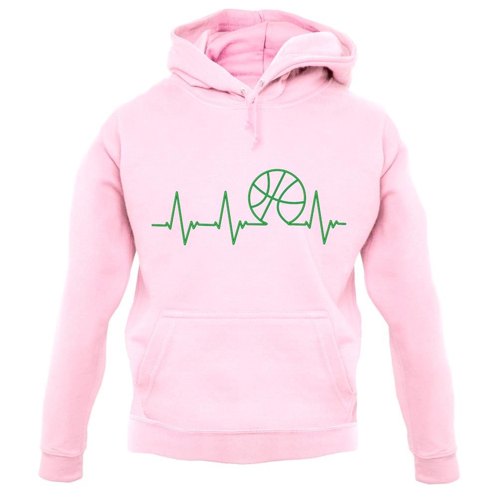 Basketball Heartbeat unisex hoodie Basketball Heartbeat unisex hoodie