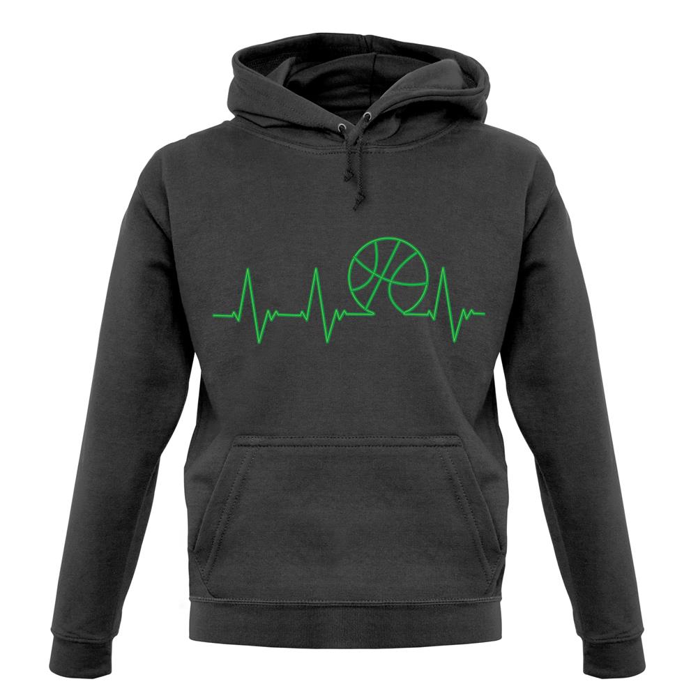 Basketball Heartbeat unisex hoodie Basketball Heartbeat unisex hoodie