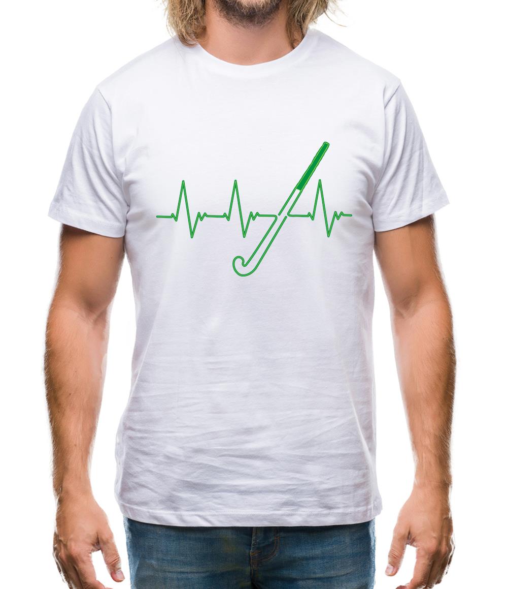 Hockey Heartbeat Mens T-Shirt Hockey Heartbeat Mens T-Shirt