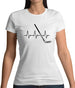 Heart Beat - Ice Hockey Womens T-Shirt Heart Beat - Ice Hockey Womens T-Shirt