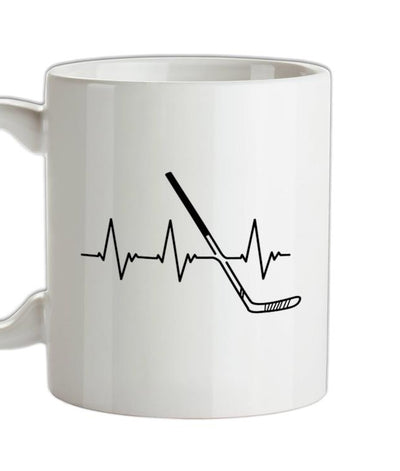 Battement de Coeur - Hockey sur Glace Ceramic Mug