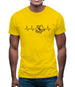 Heart Beat - Ice Skating Mens T-Shirt Heart Beat - Ice Skating Mens T-Shirt