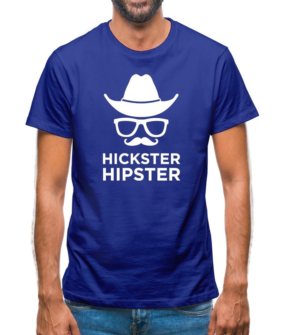 Hickster Hipster Mens T-Shirt Hickster Hipster Mens T-Shirt