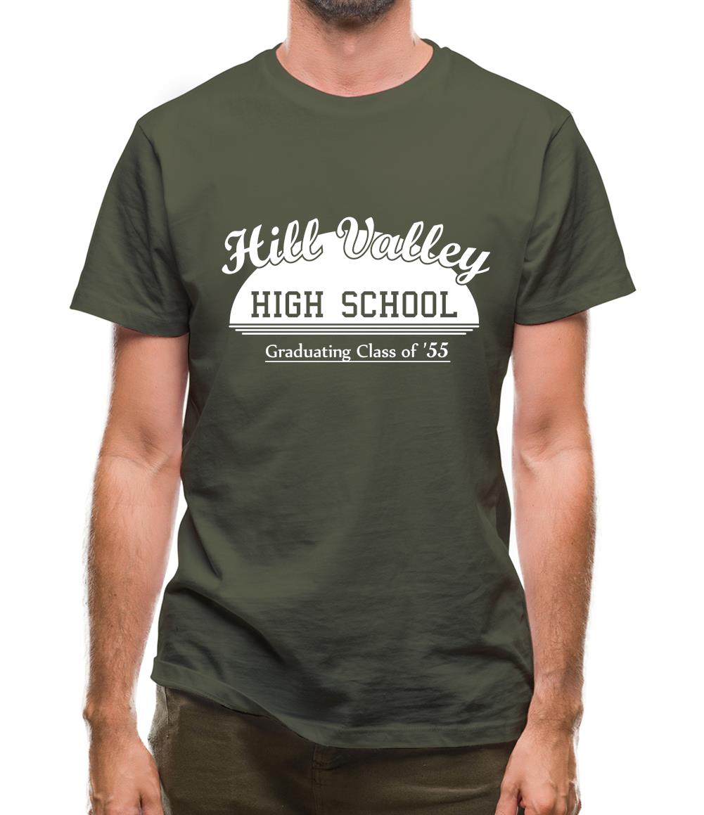Hill Valley High School 1955 Mens T-Shirt Hill Valley High School 1955 Mens T-Shirt