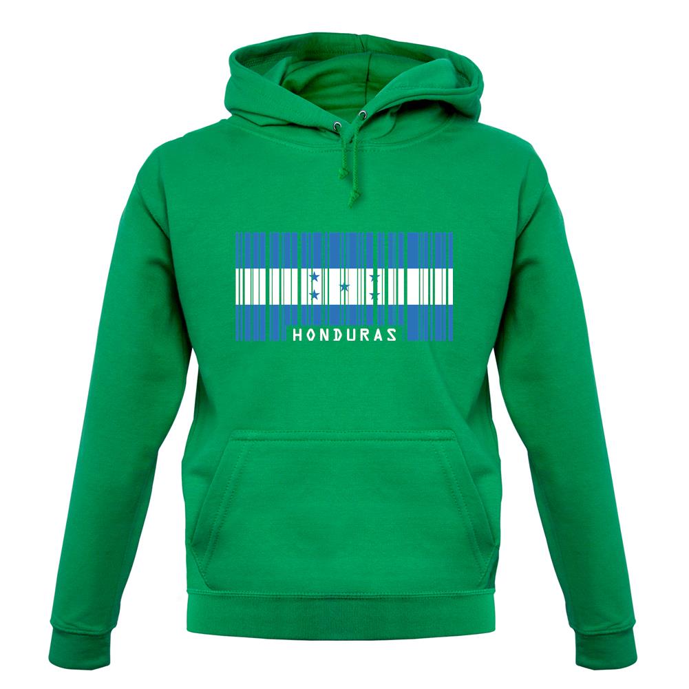 Honduras Barcode Style Flag unisex hoodie Honduras Barcode Style Flag unisex hoodie