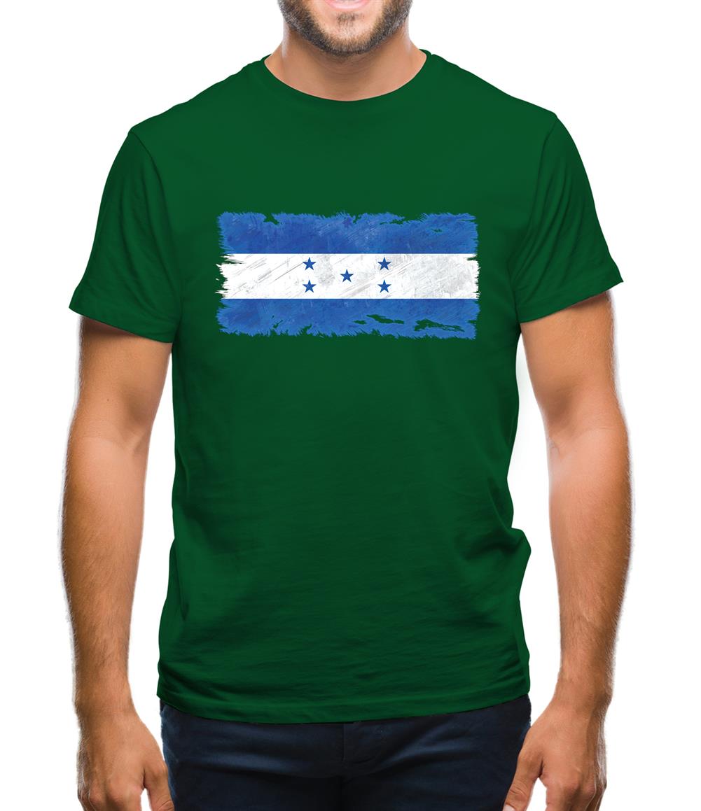 Honduras Grunge Style Flag Mens T-Shirt Honduras Grunge Style Flag Mens T-Shirt