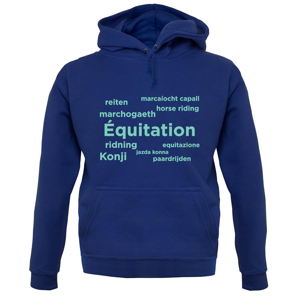 Horse Riding Languages unisex hoodie Horse Riding Languages unisex hoodie