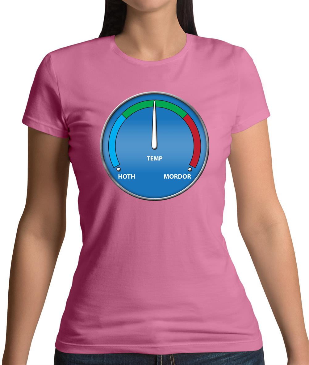 Hoth Mordor Thermostat Womens T-Shirt Hoth Mordor Thermostat Womens T-Shirt