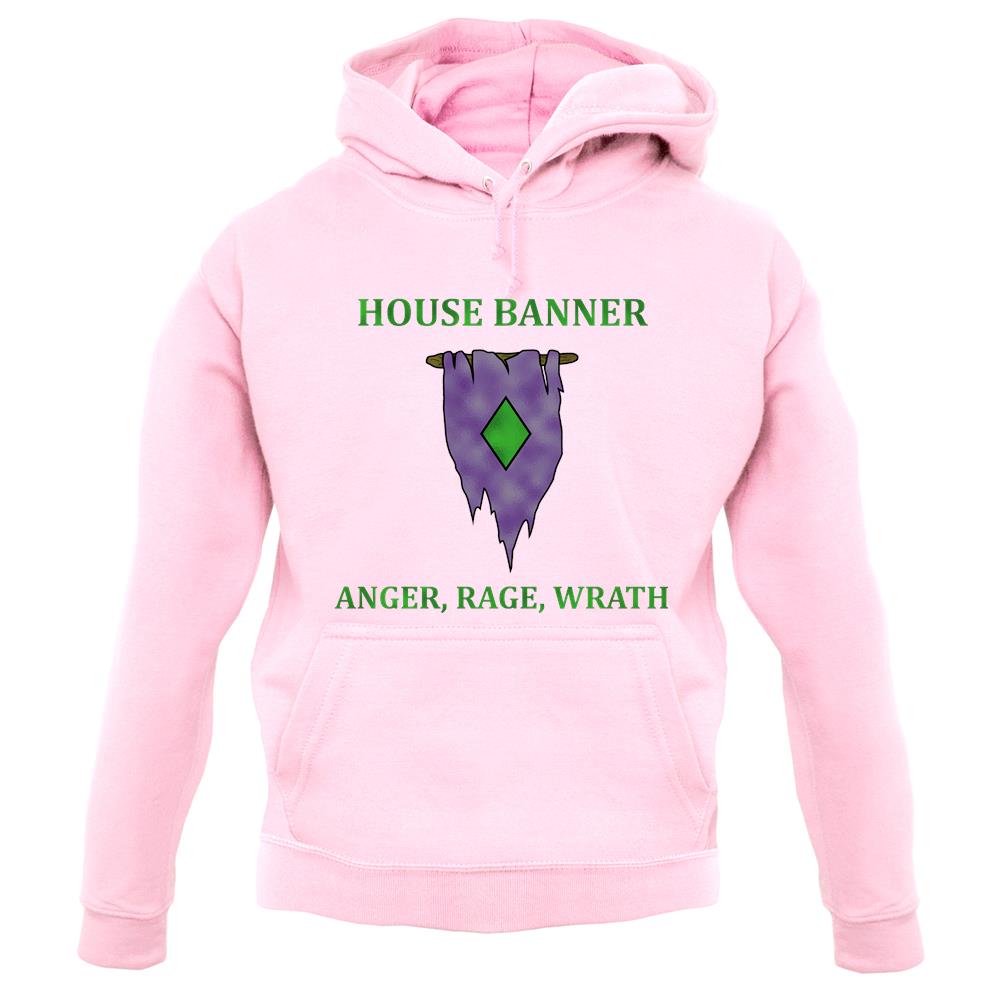 House Banner, Anger Rage Wrath unisex hoodie House Banner, Anger Rage Wrath unisex hoodie