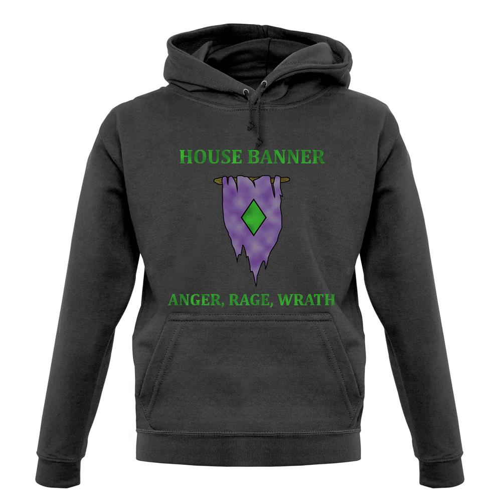 House Banner, Anger Rage Wrath unisex hoodie House Banner, Anger Rage Wrath unisex hoodie