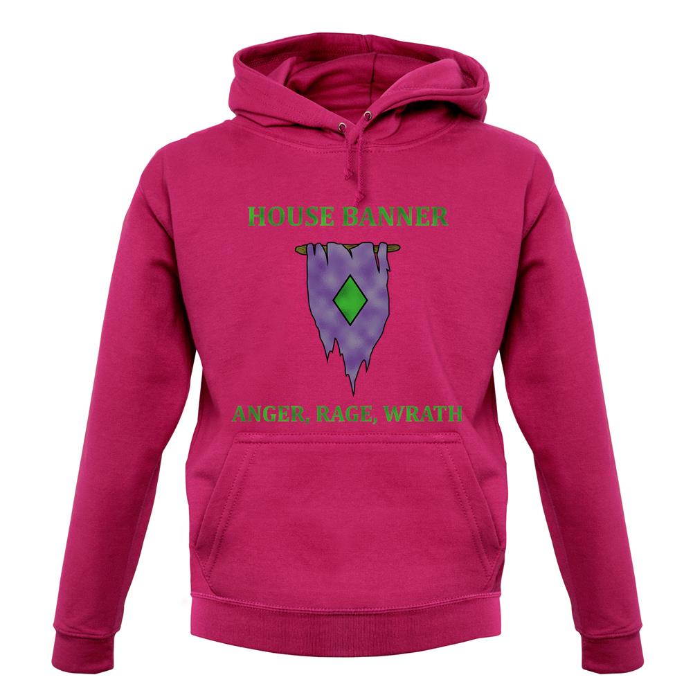 House Banner, Anger Rage Wrath unisex hoodie House Banner, Anger Rage Wrath unisex hoodie