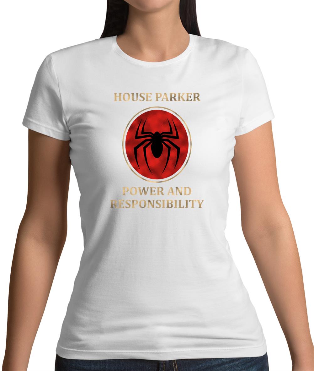 House Parker, Power And Responsibility Womens T-Shirt House Parker, Power And Responsibility Womens T-Shirt