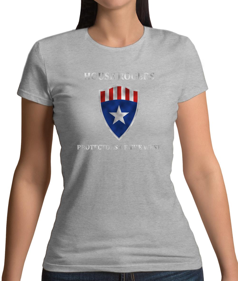House Rogers, Protectors Of The West Womens T-Shirt House Rogers, Protectors Of The West Womens T-Shirt