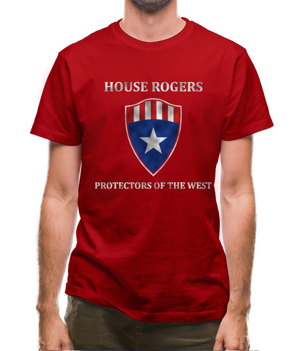House Rogers, Protectors Of The West Mens T-Shirt House Rogers, Protectors Of The West Mens T-Shirt